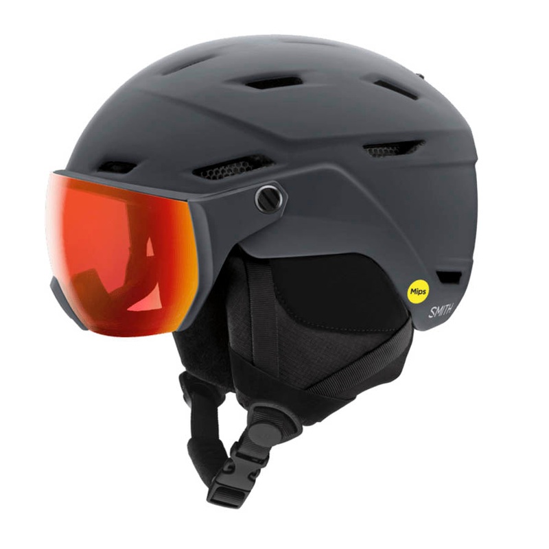 Smith Survey Mips Helmet 2024|Matte Slate/ChromaPop Everyday Red Mirror|L