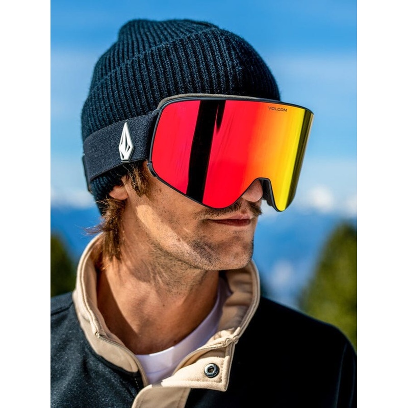 Volcom Odyssey Snow Goggles|Matte Black / Red Chrome|Navy Cobalt / Ice Chrome|OP Art / Gold Chrome|OP Art / Silver Chrome