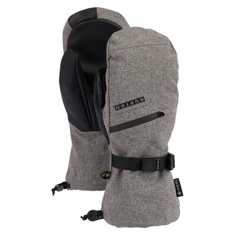 Burton GORE-TEX Mittens 2024|True Black|Gray Heather|L|M|S|XL