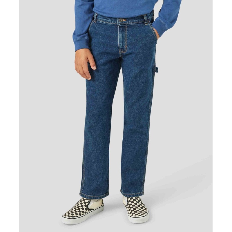 Dickies Youth Denim Carpenter Jeans – Mid Wash Indigo