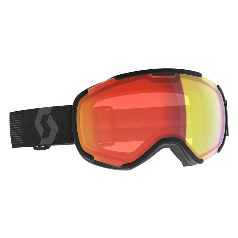 Scott Faze II Goggles 2024|Mineral Black/Enhancer Red Chrome|Light Beige/Enhancer Rose Chrome|OS