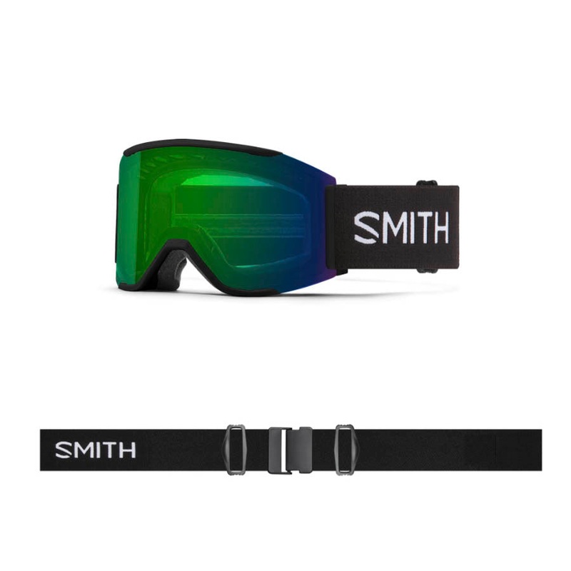 Smith Squad MAG Goggles 2024|Black/ChromaPop Everyday Green Mirror|Jess Mudget/ChromaPop Sun Black|OS
