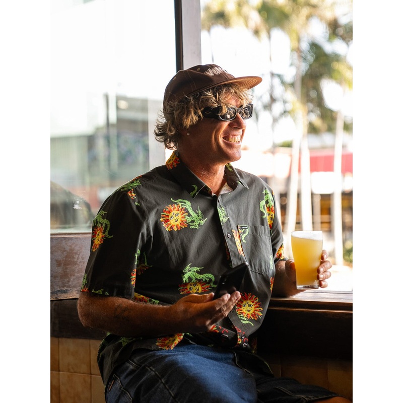 Volcom Featured Artist Ozzy Wrong Woven Shirt