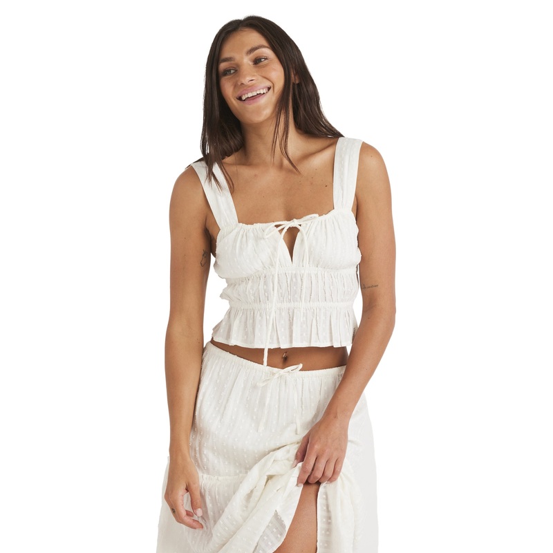 Roxy Sol Sunset Mist Tank Top|Egret|XS|S|M|L|XL