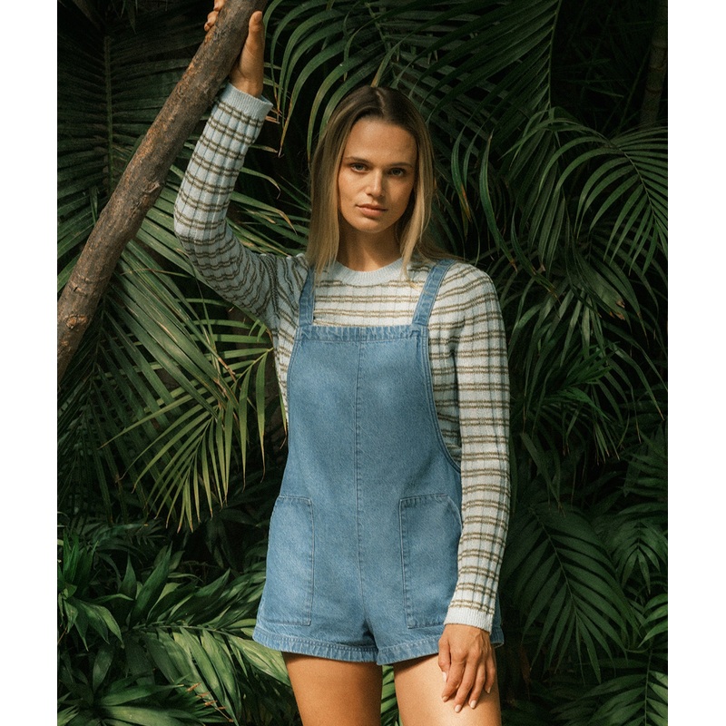 Billabong Clare Sweater|Misty Blue|6|8|10|12