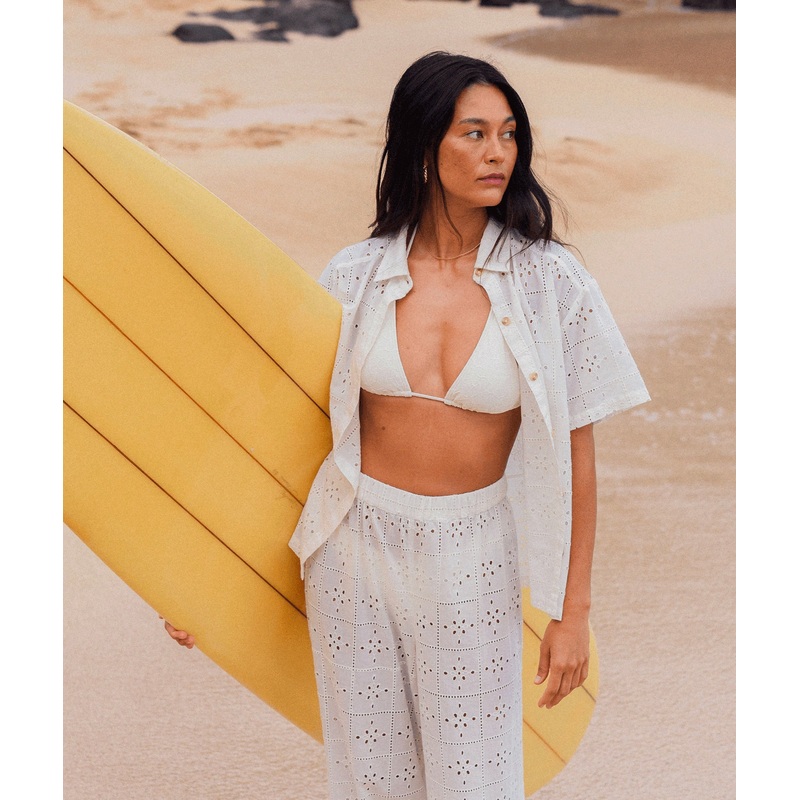 Billabong Eyelet Crush Beach Shirt