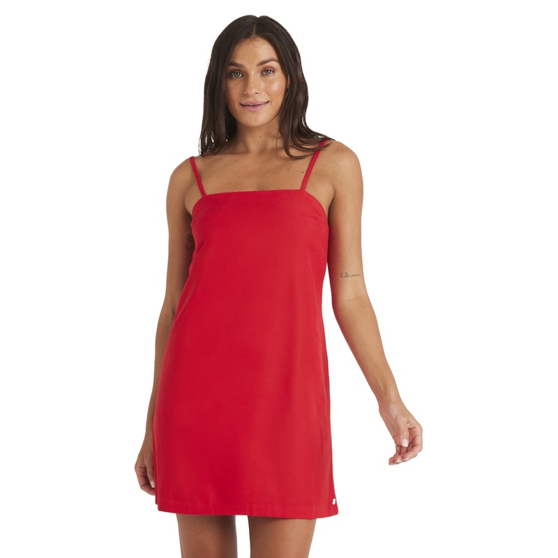 Roxy Playa Blanca Solid Woven Dress