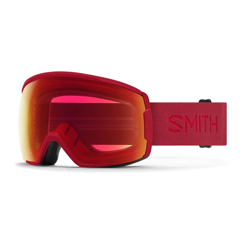 Smith Proxy Snow Goggles 2024|Black / ChromaPop Photochromic Rose Flash 30-50% VLT|Crimson / ChromaPop Photochromic Red Mirror 20-40% VLT / Extra Lens Not Included|White Vapor / ChromaPop Photochromic Rose Flash 20-40% VLT