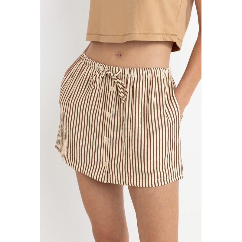 Rhythm Cove Stripe Skort|Natural|8|10|12|14