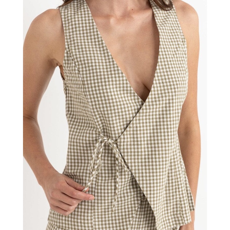 Rhythm Lola Wrap Front Vest|Olive|6|8|10|12|14|16