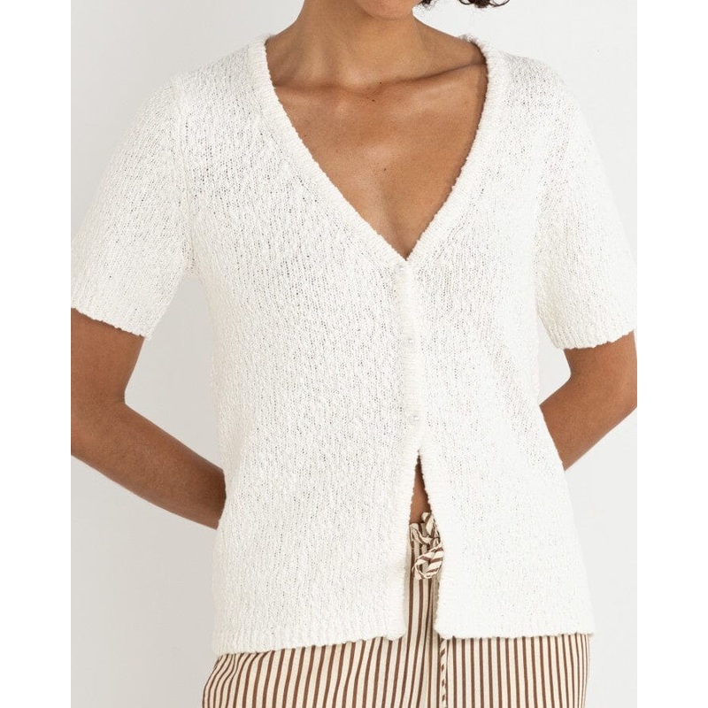 Rhythm Adele Short Sleeve Knit Cardigan