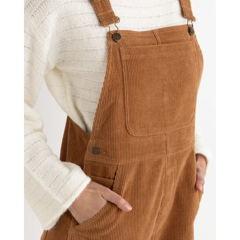 Rhythm Cord Tide Short Overalls