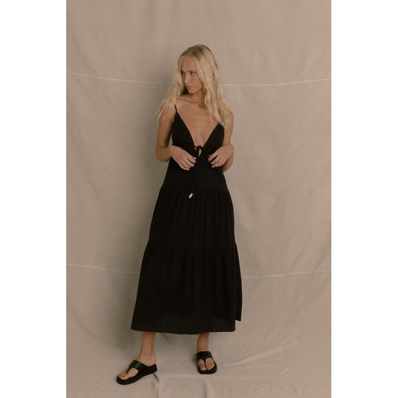 Rhythm Jaci Maxi Dress|Black|6|8|10|12