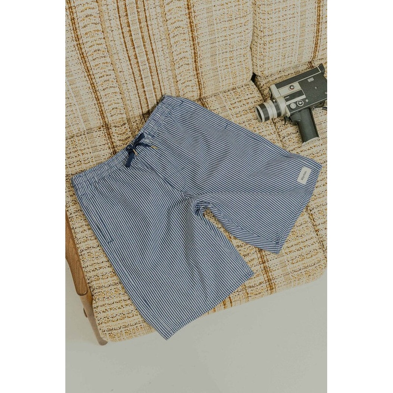 Rhythm Stripe Box Jam Shorts|Navy|30|32|34|36