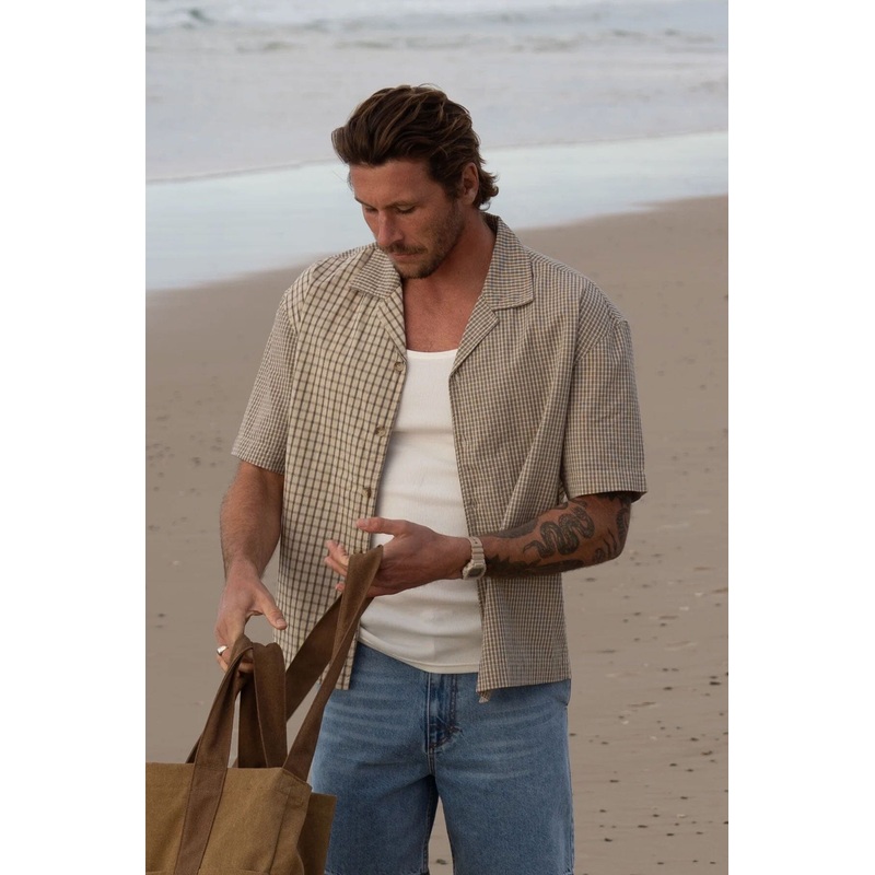 Rhythm Cross Check Relaxed Shirt