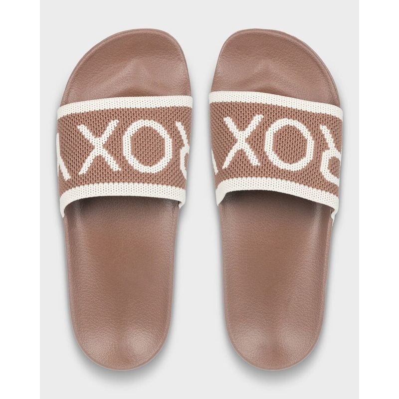Roxy Slippy Knit Slide – Tiramisu