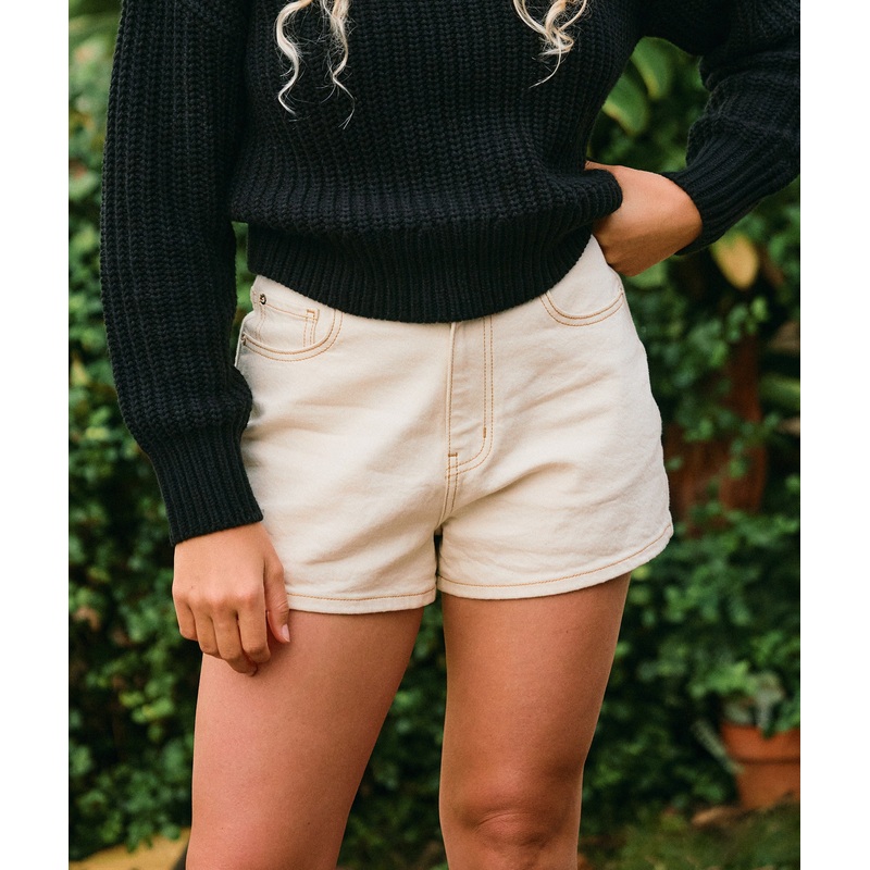 Roxy Chlo Short Denim Shorts|Natural|24|25|26|27|28|29|30|31