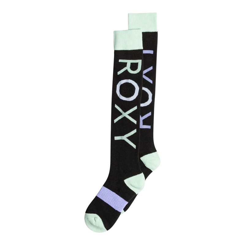 Roxy Misty Womens Socks 2024|True Black|Bluing|M/L|S/M