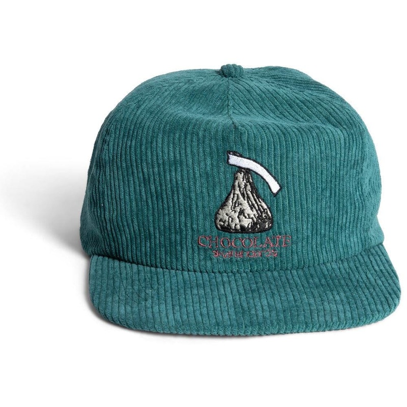 Chocolate Kiss 5 Panel Hat|Forest Green