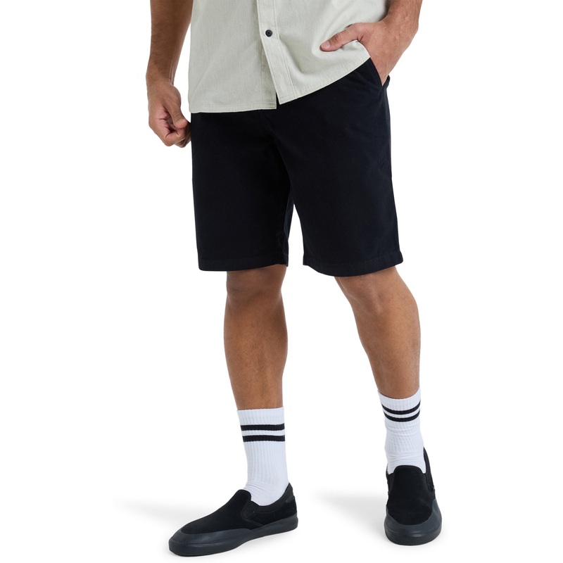 Quiksilver Everyday Union Light Corduroy Walk Shorts – Black
