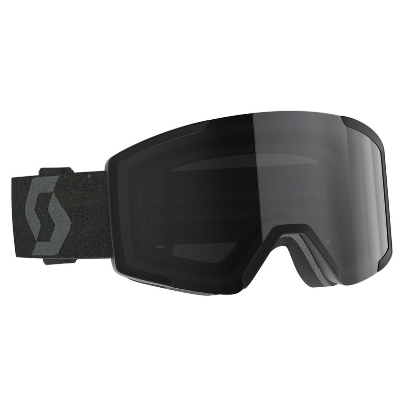 Scott Shield Goggles 2024|Black + Aurora Green/Enhancer Teal Chrome|Beige + Blue/Illuminator Red Chrome|Mineral Black/Solar Black Chrome|OS