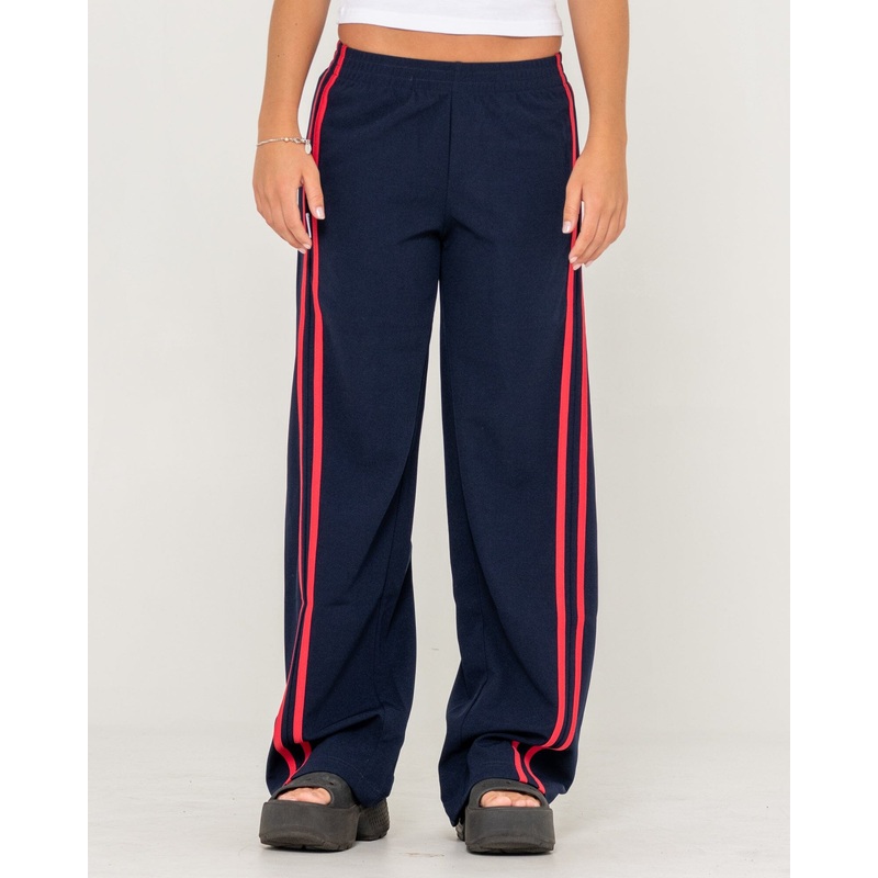 Rusty Bronson Side Stripe Low Rise Trackpants