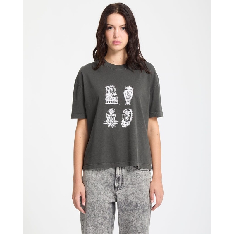 Volcom Vaderetro 1 T-Shirt|Vintage Black|6|8|10|12|14|16