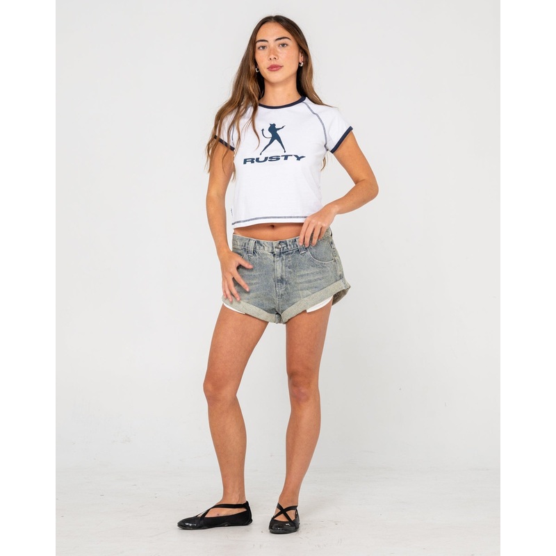 Rusty Pheonix Denim Mini Shorts – Dirty Dawg