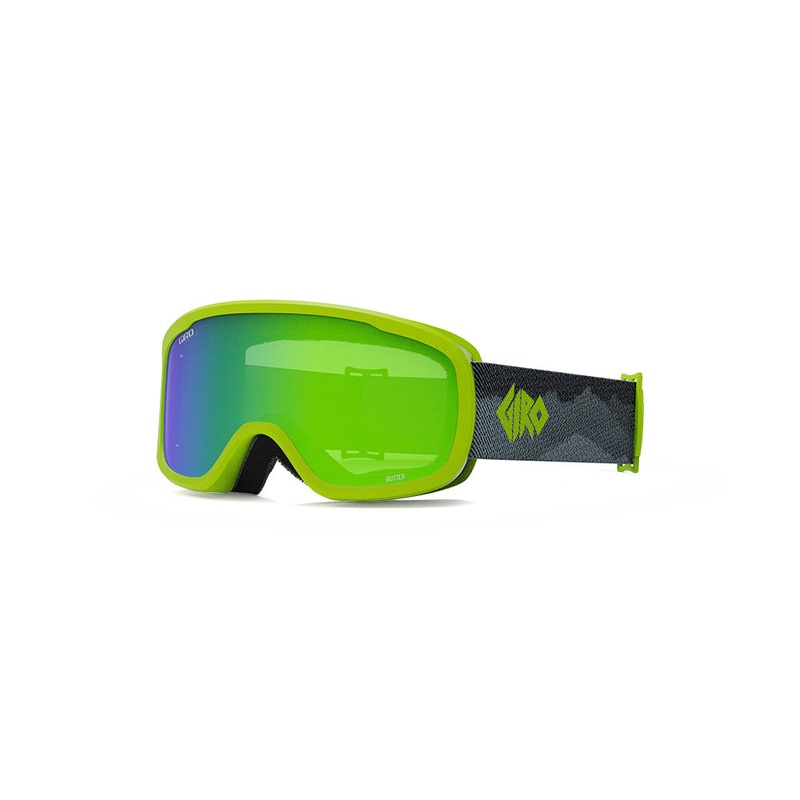 Giro Buster Kids Goggles 2024|Ano Lime Linticular/Loden Green|OS