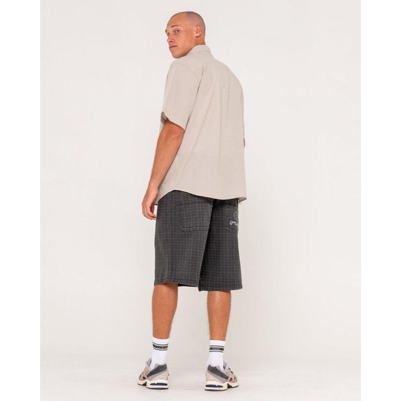 Rusty Flip Rambo 24 Plaid Jorts