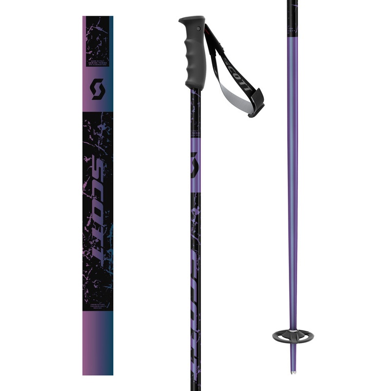 Scott Pure SRS Ski Poles 2025|Mandran Orange|Aurora Green|115|120|125|110|130