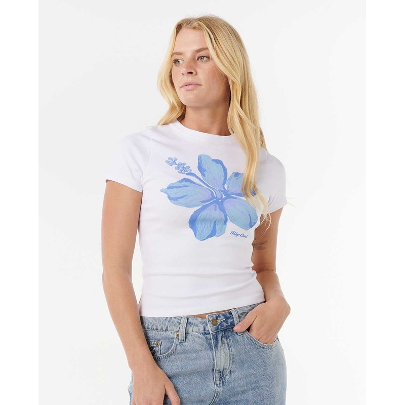 Rip Curl Hibiscus Fitted T-Shirt