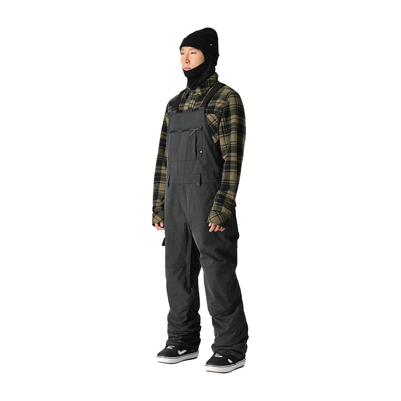 686 Hot Lap Mens Bib 2025|Black Denim|Charcoal Colorblock|Cypress Green|Limestone Colorblock|L|M|S|XL|XXL