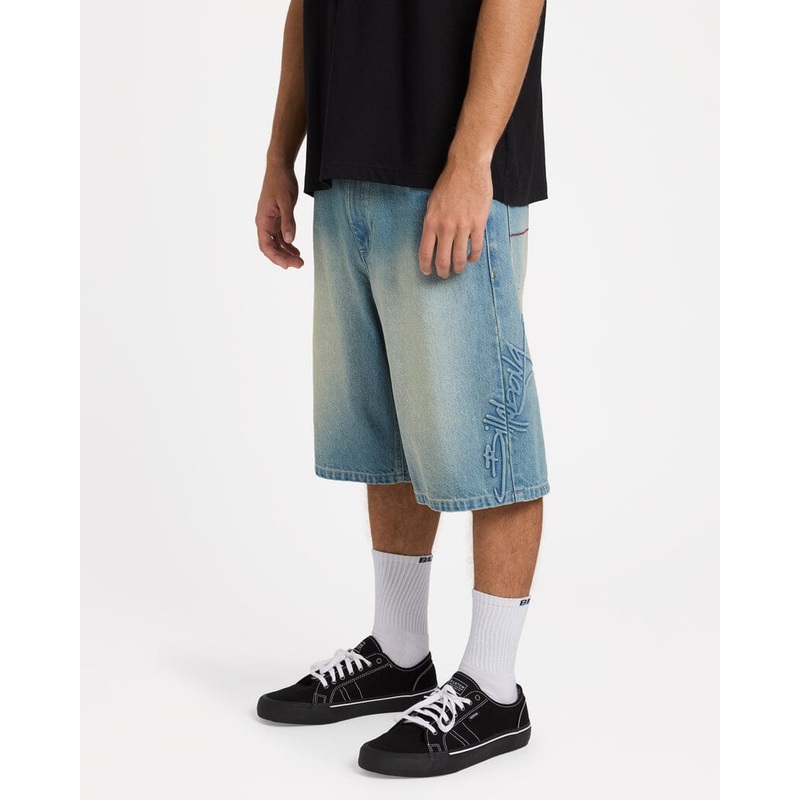 Billabong Script Smoko Denim Shorts