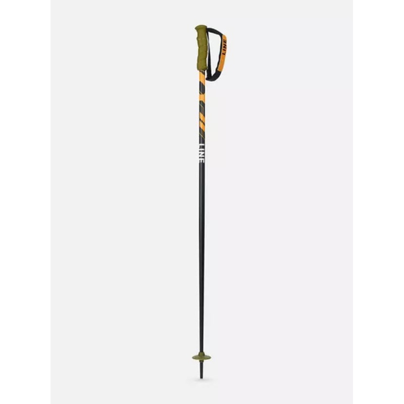 Line Grip Stick Ski Poles|BLACK/ORANGE|110 cm|115 cm|120 cm|125 cm