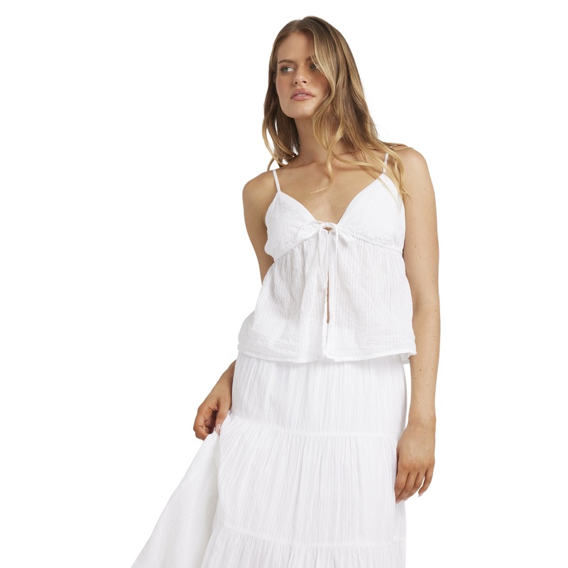 Billabong High Tides Cami Top|White|6|8|10|12
