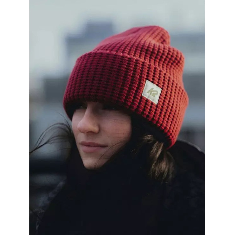 K2 Waffle Beanie|BLACK|BLUE|MAROON|NAVY|1SZ