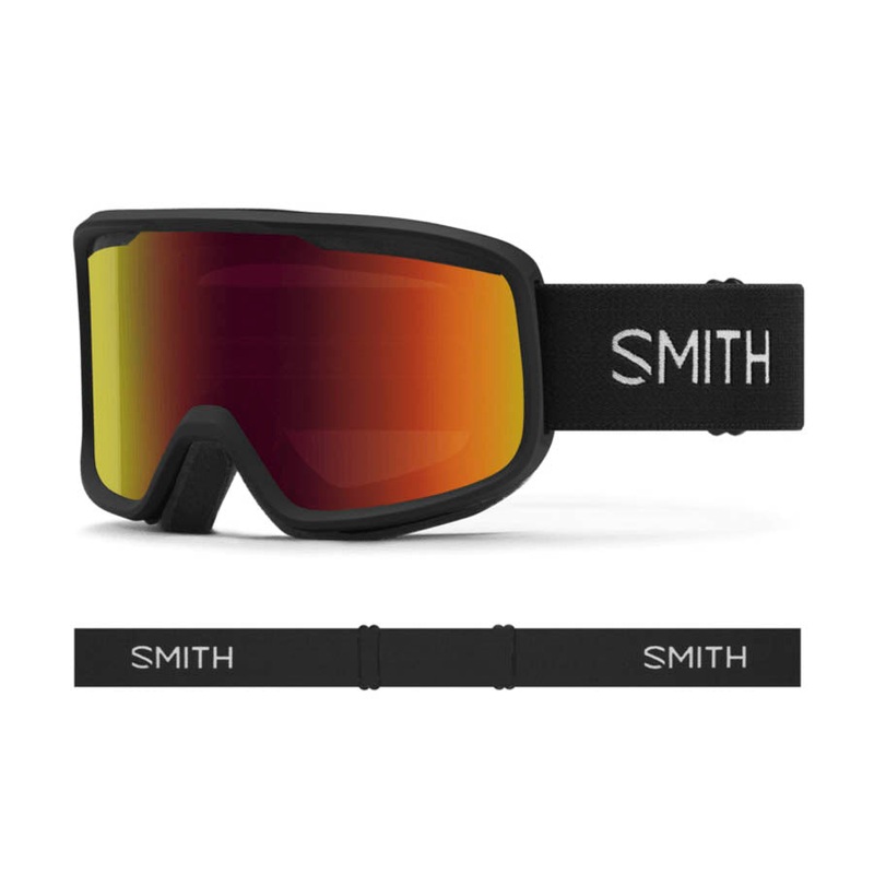 Smith Frontier Goggles 2025|Black || RC36|Black || Red Sol-X Mirror|Slate | Blue Sensor Mirror|OS