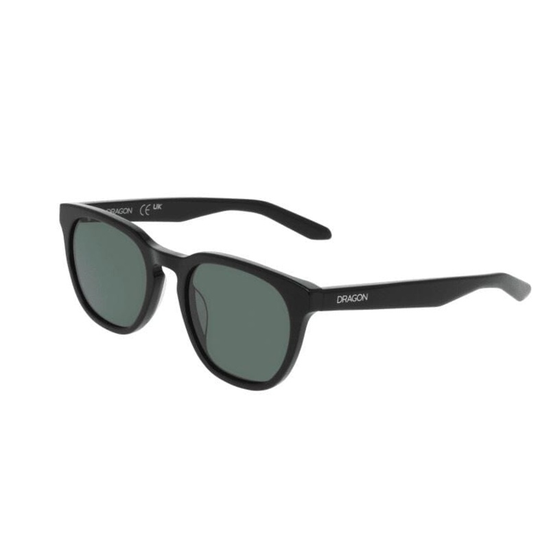 Dragon Bank Sunglasses|Striated Horn / LL Smoke|Shiny Black / LL green G15|Stacked Mineral / LL Brown