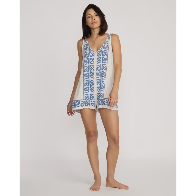 Volcom Emma Rushton Romper|Vintage White|8|10|12|14