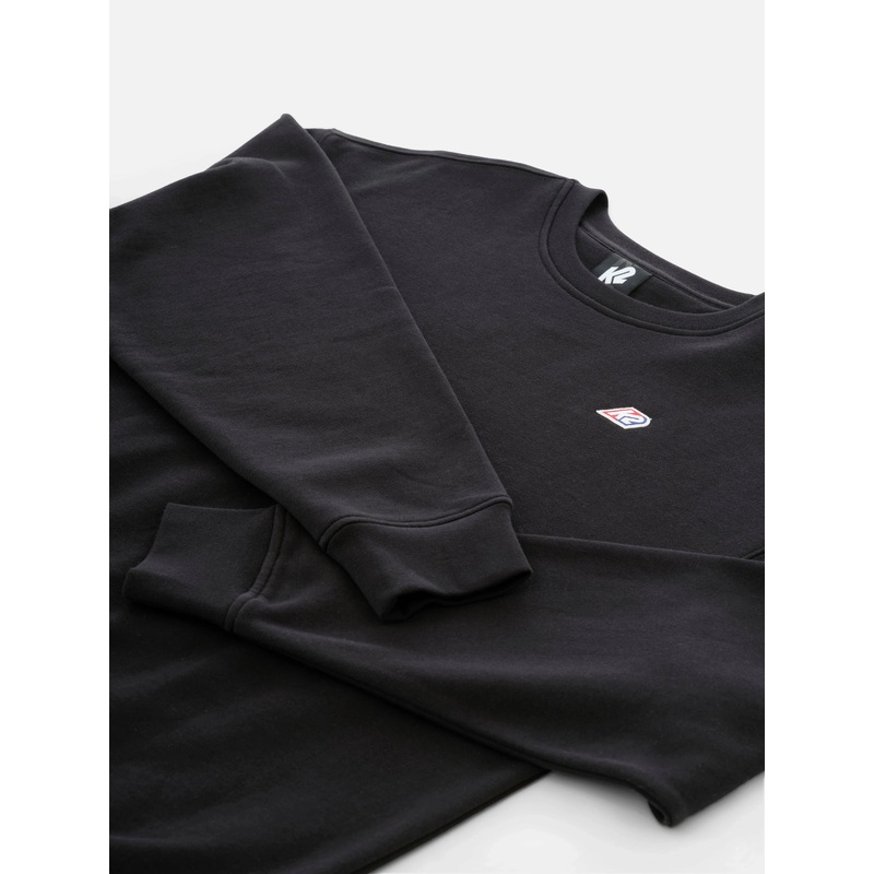 EMBROIDERED CREWNECK 2025|M|L|XL|HEATHER GREY|BLACK