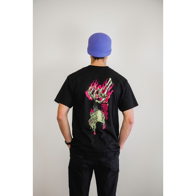 Line Ski and Destroy T-Shirt|BLACK|XL|LG|MD