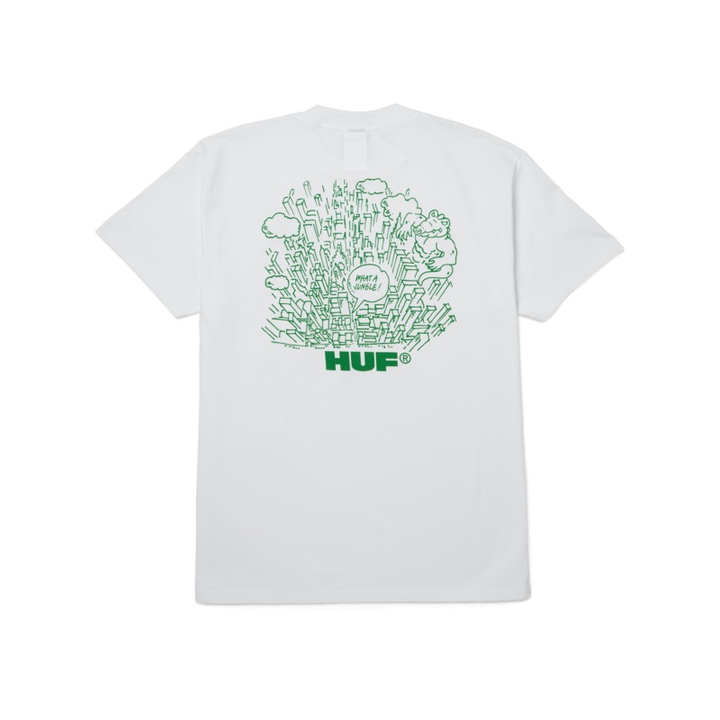 HUF What a Jungle T-Shirt|White|M|L|XL|XXL