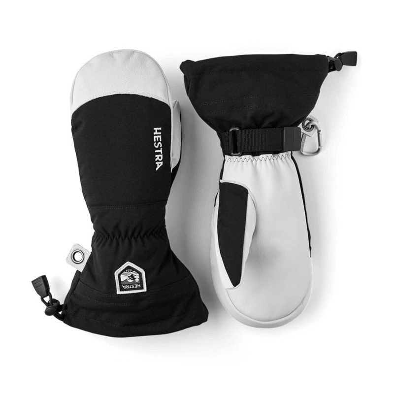 Hestra Womens Heli Mitt 2026|Blk/Off Wht|6|7|8|9