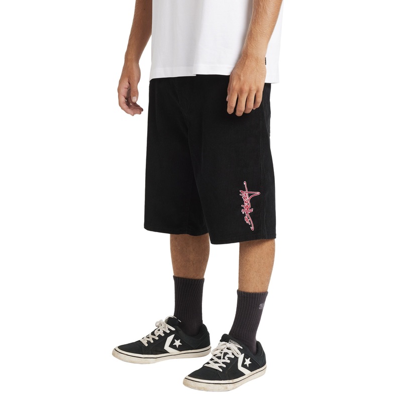 Billabong Smoko Cord Shorts|Washed Black|30|32|34|36