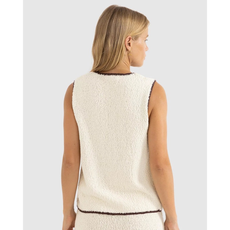 Rhythm Adele Contrast Longline Knit Vest