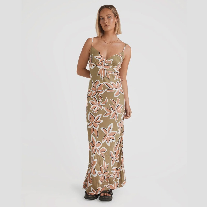 Volcom Psychonic Slippy Dress|Light Army|8|10|12|14|16
