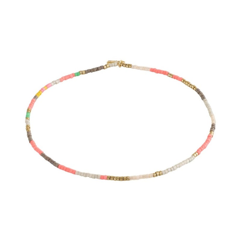 Pilgrim Alison Ankle Chain|Brown / Gold Plated|Rose / Gold Plated