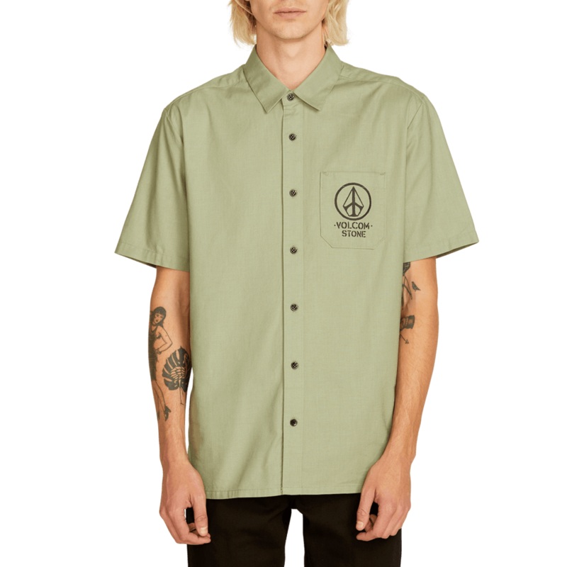 Volcom Crowd Control S/s|Green|S