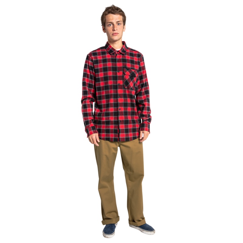 Volcom Shadows Flannel Ls Black